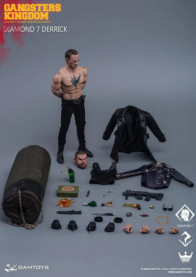 1/6 Gangsters Kingdom Diamond 7 Derrickㅤ – DAMTOYS – ActionFigureBrasil — detalhe do produto
