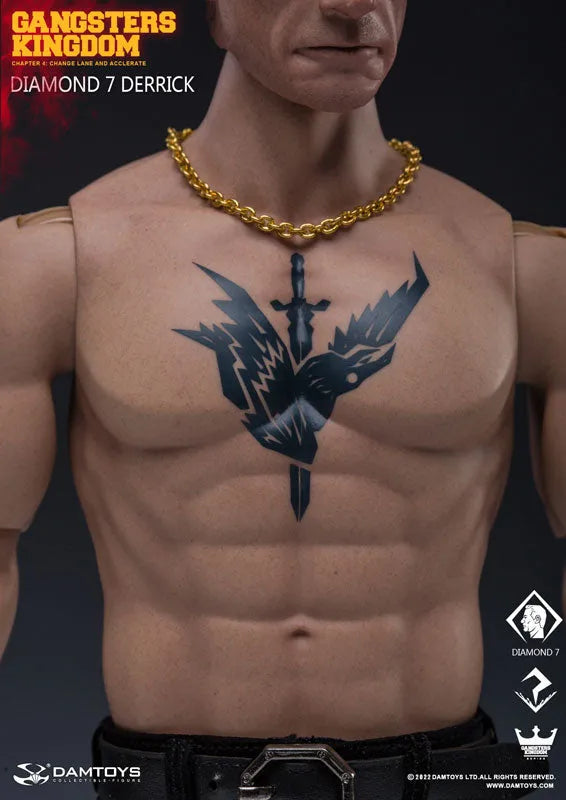 1/6 Gangsters Kingdom Diamond 7 Derrickㅤ – DAMTOYS – ActionFigureBrasil