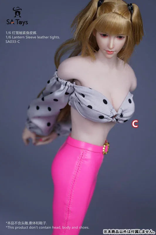 1/6 Lantern Sleeve Leather Tights C (DOLL ACCESSORY)ㅤ – SA TOYS – ActionFigureBrasil