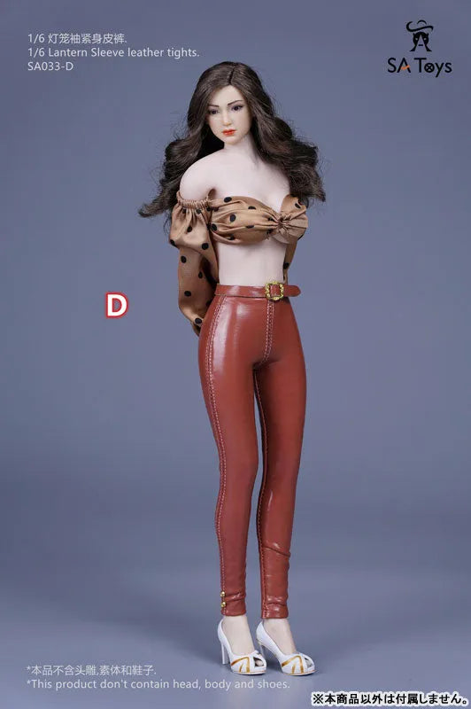 1/6 Lantern Sleeve Leather Tights D (DOLL ACCESSORY)ㅤ – SA TOYS – ActionFigureBrasil