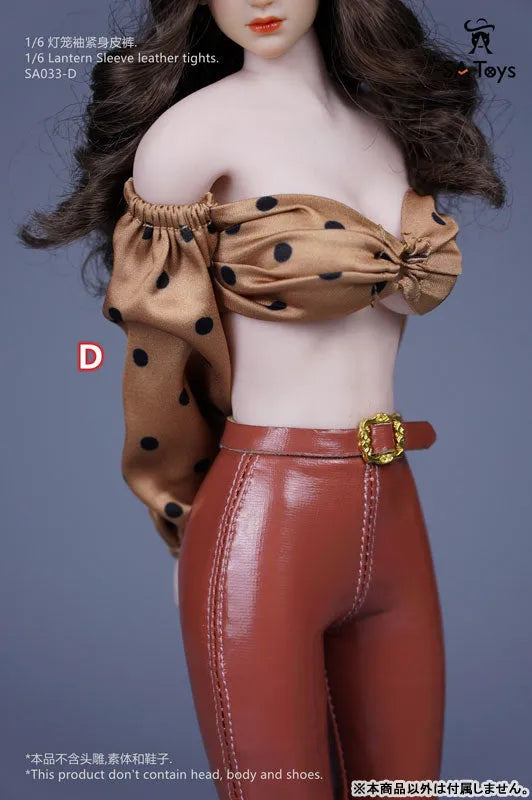 1/6 Lantern Sleeve Leather Tights D (DOLL ACCESSORY)ㅤ – SA TOYS – ActionFigureBrasil