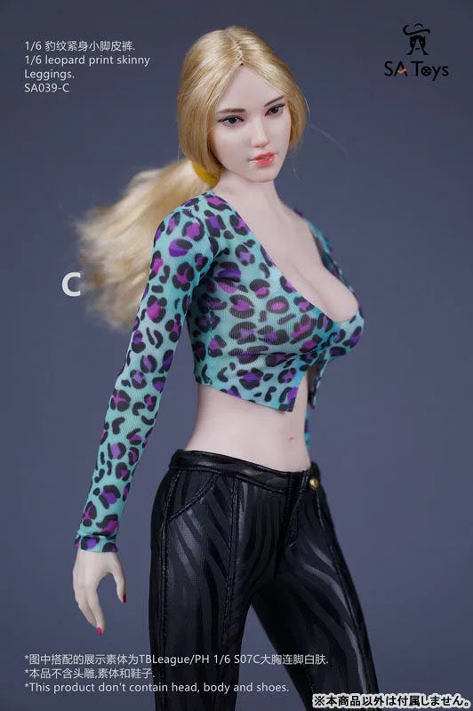 1/6 Leopard Print Skinny Leggings C (DOLL ACCESSORY)ㅤ – SA TOYS – ActionFigureBrasil