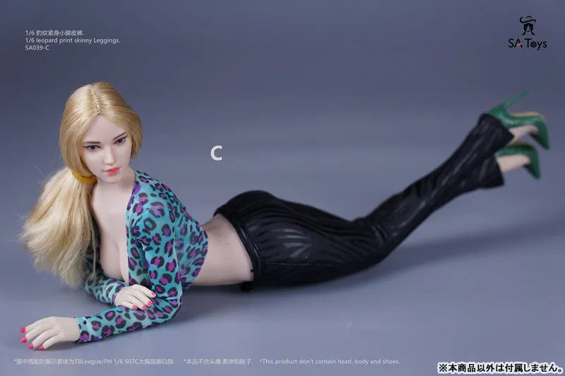 1/6 Leopard Print Skinny Leggings C (DOLL ACCESSORY)ㅤ – SA TOYS – ActionFigureBrasil