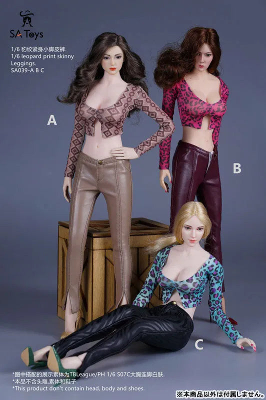 1/6 Leopard Print Skinny Leggings C (DOLL ACCESSORY)ㅤ – SA TOYS – ActionFigureBrasil