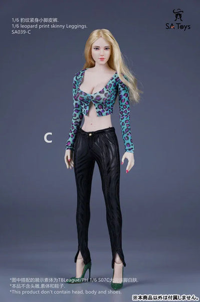 1/6 Leopard Print Skinny Leggings C (DOLL ACCESSORY)ㅤ – SA TOYS – ActionFigureBrasil — acessórios