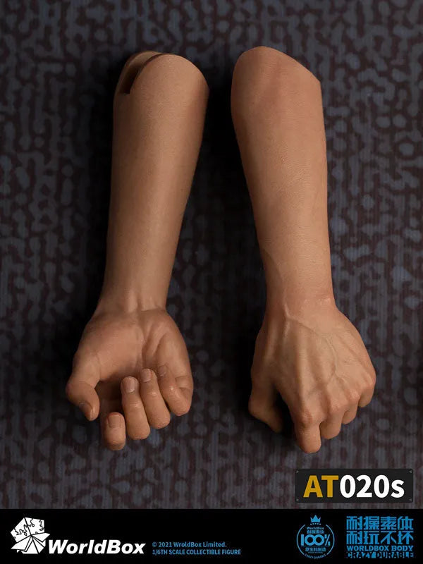 1/6 Male Body Universal Specifications Combined Forearmㅤ – WorldBox – ActionFigureBrasil