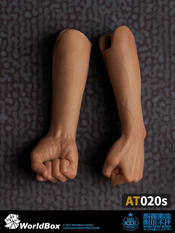 1/6 Male Body Universal Specifications Combined Forearmㅤ – WorldBox – ActionFigureBrasil