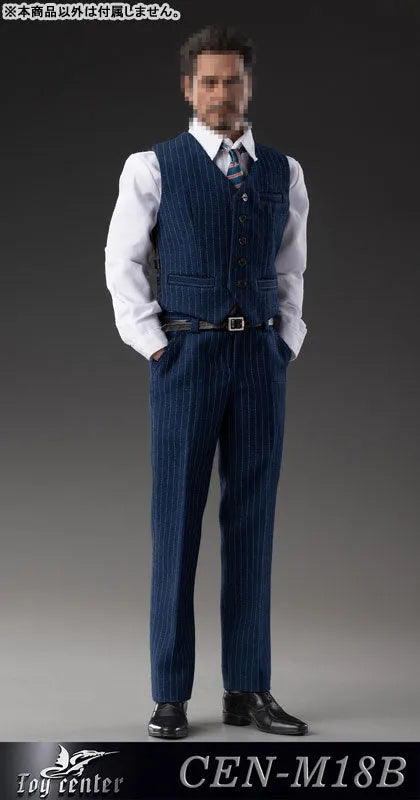 1/6 Male Outfit English Gentleman Striped Suit B (DOLL ACCESSORY)ㅤ – Toy Center – ActionFigureBrasil
