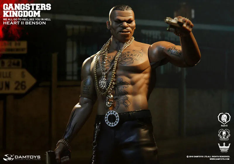 1/6 Original Series Gangsters Kingdom: Heart II Bensonㅤ – DAMTOYS – ActionFigureBrasil