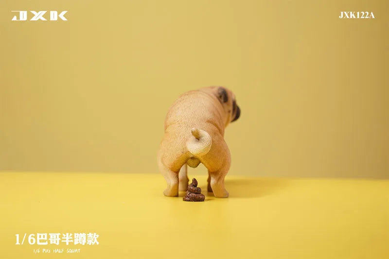 1/6 Pug Half Squat Aㅤ – JXK Studio – ActionFigureBrasil