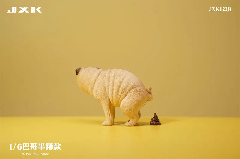 1/6 Pug Half Squat Bㅤ – JXK Studio – ActionFigureBrasil