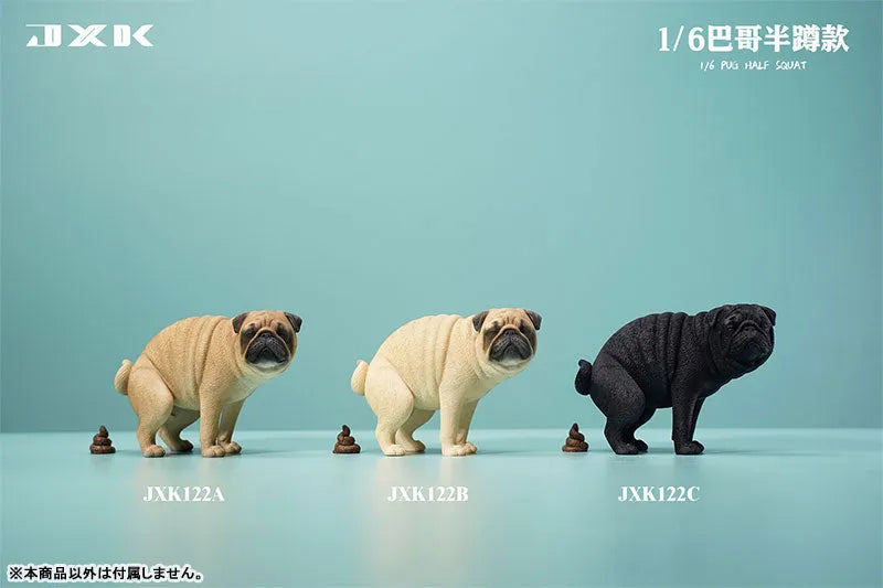 1/6 Pug Half Squat Bㅤ – JXK Studio – ActionFigureBrasil
