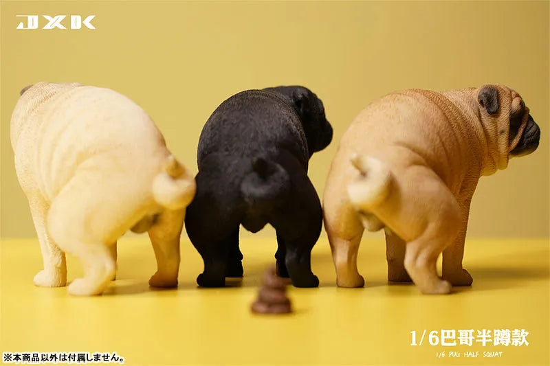 1/6 Pug Half Squat Bㅤ – JXK Studio – ActionFigureBrasil