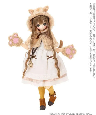 1/6 Pure Neemo Wear Komorebimori's Clothing Shop PNXS "Nezumi-san no Odekake Cape" Set Beige x Brown (DOLL ACCESSORY)ㅤ – Azone International – ActionFigureBrasil