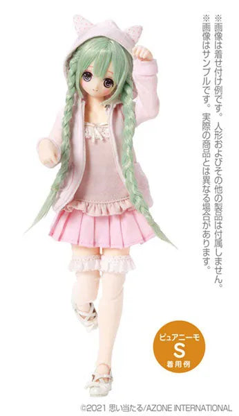 1/6 Pure Neemo Wear PNM Polka Dots Cat Ear Hoodie Pink (DOLL ACCESSORY)ㅤ – Azone International – ActionFigureBrasil
