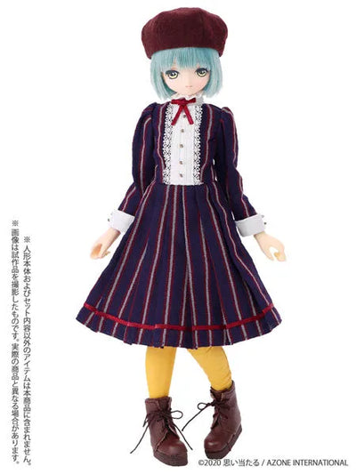 1/6 Pure Neemo Wear PNM Regimental Stripe One-piece Dress Set Navy x White Stripe (DOLL ACCESSORY)ㅤ – Azone International – ActionFigureBrasil