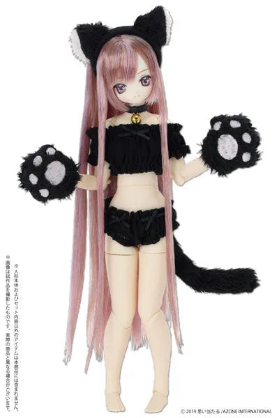 1/6 Pure Neemo Wear PNS FuwaKushu Nyanko Set Black (DOLL ACCESSORY)ㅤ – Azone International – ActionFigureBrasil