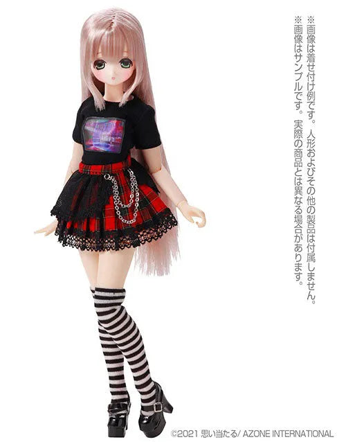 1/6 Pure Neemo Wear PNS Graphic T-shirt Black x Purple (DOLL ACCESSORY)ㅤ – Azone International – ActionFigureBrasil