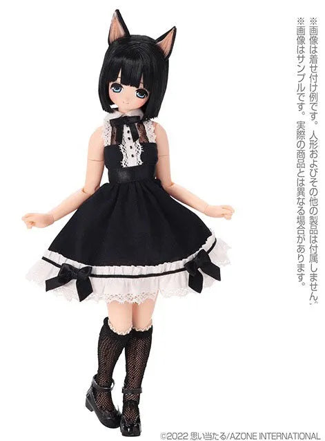 1/6 Pure Neemo Wear PNS Rosalind One-piece Dress set Black (DOLL ACCESSORY)ㅤ – Azone International – ActionFigureBrasil