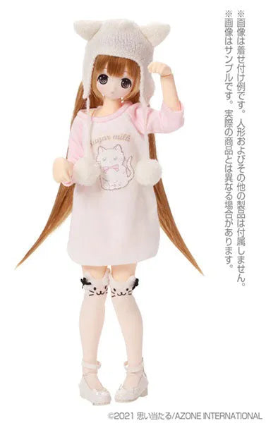 1/6 Pure Neemo Wear PNS SnottyCat Cat Ear Knit Cap II White (DOLL ACCESSORY)ㅤ – Azone International – ActionFigureBrasil