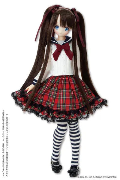 1/6 Pure Neemo Wear PNXS Sailor Ribbon Blouse II Navy x Bordeaux (DOLL ACCESSORY)ㅤ – Azone International – ActionFigureBrasil