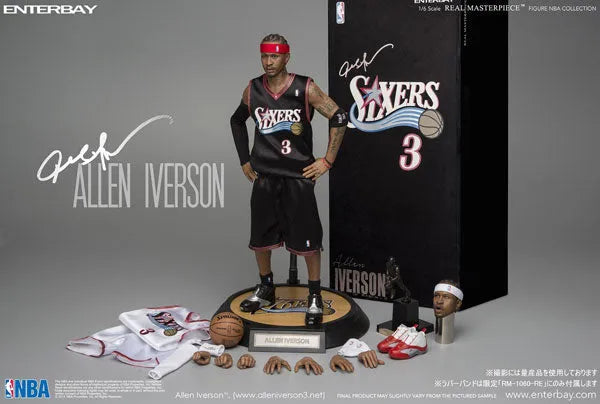 1/6 Real Masterpiece Collectible Figure / NBA Collection: Allen Iversonㅤ – Enterbay – ActionFigureBrasil