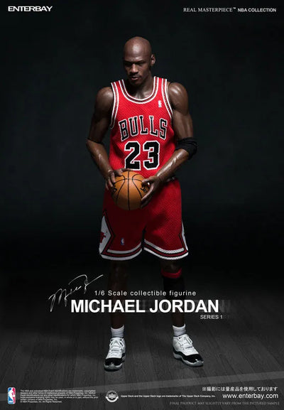 1/6 Real Masterpiece Collectible Figure NBA Collection Michael Jordan "I'm Legend #23" Load Uniform Ver.ㅤ – Enterbay – ActionFigureBrasil