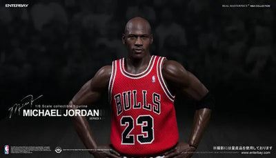 1/6 Real Masterpiece Collectible Figure NBA Collection Michael Jordan "I'm Legend #23" Load Uniform Ver.ㅤ – Enterbay – ActionFigureBrasil — embalagem