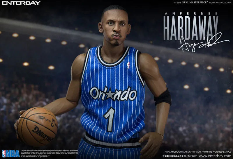 1/6 Real Masterpiece Collectible Figure - NBA Collection: Penny Anfernee Hardaway 2Figure Setㅤ – Enterbay – ActionFigureBrasil