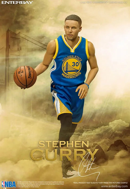 1/6 Real Masterpiece Collectible Figure - NBA Collection: Stephen Curryㅤ – Enterbay – ActionFigureBrasil