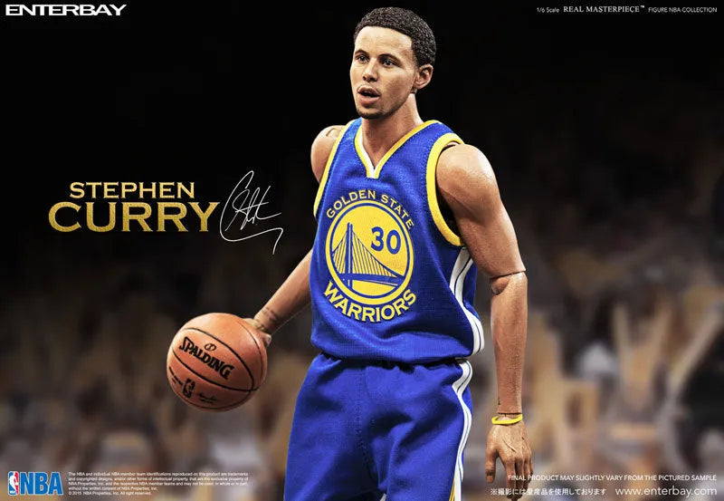1/6 Real Masterpiece Collectible Figure - NBA Collection: Stephen Curryㅤ – Enterbay – ActionFigureBrasil