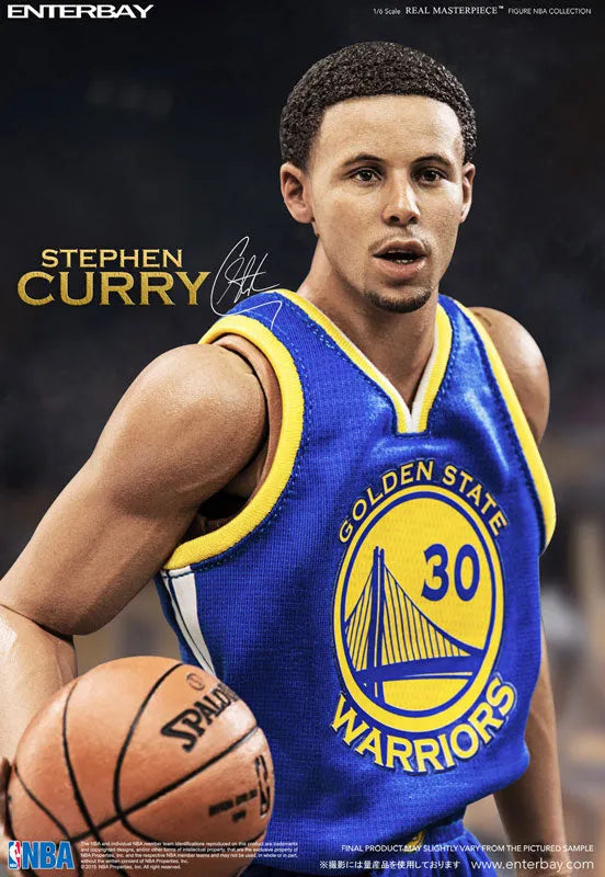 1/6 Real Masterpiece Collectible Figure - NBA Collection: Stephen Curryㅤ – Enterbay – ActionFigureBrasil