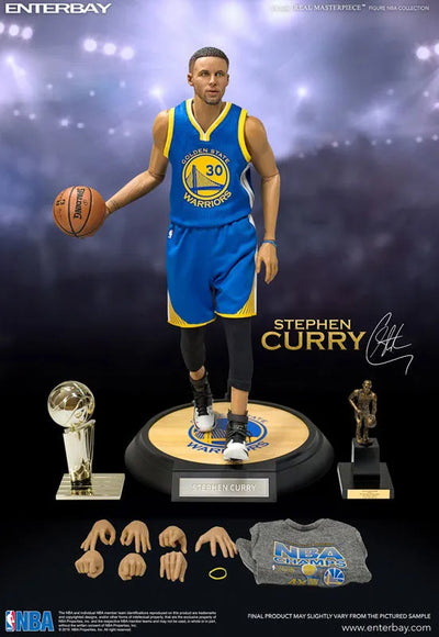 1/6 Real Masterpiece Collectible Figure - NBA Collection: Stephen Curryㅤ – Enterbay – ActionFigureBrasil — embalagem