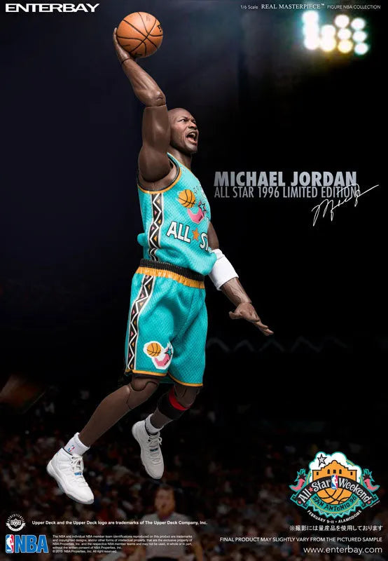 1/6 Real Masterpiece Michael Jordan All-Star Game 1996 Limited Editionㅤ – Enterbay – ActionFigureBrasil