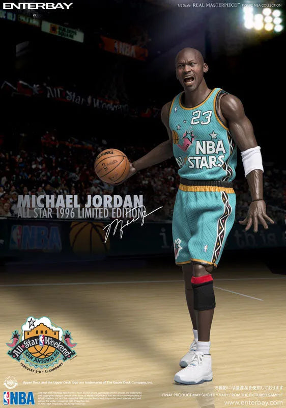 1/6 Real Masterpiece Michael Jordan All-Star Game 1996 Limited Editionㅤ – Enterbay – ActionFigureBrasil