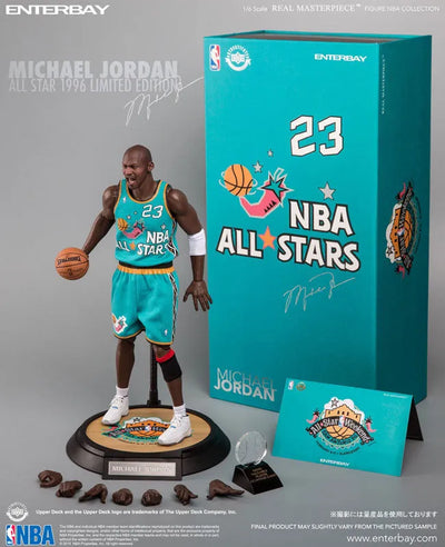 1/6 Real Masterpiece Michael Jordan All-Star Game 1996 Limited Editionㅤ – Enterbay – ActionFigureBrasil — ambientada