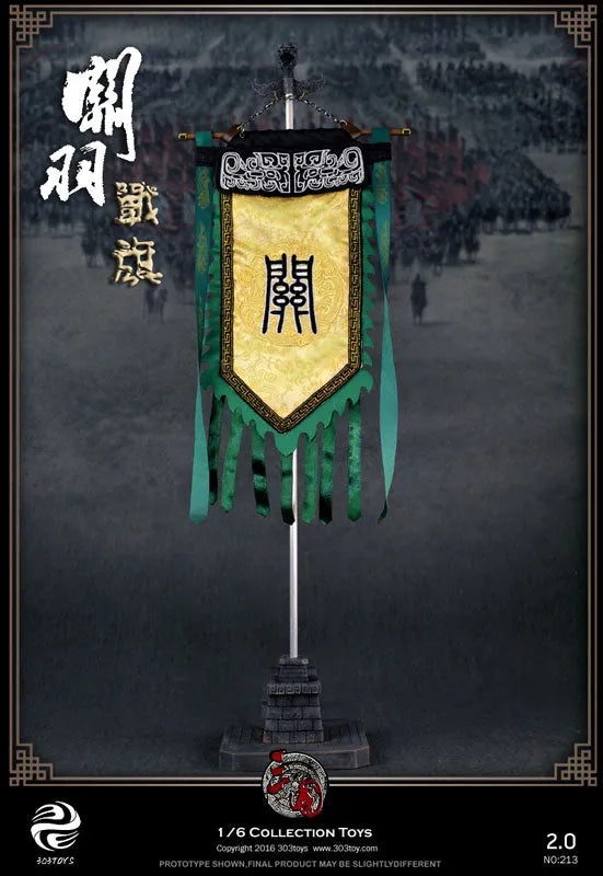 1/6 Sangokushi Series Banner Suite of Guan Yu 2.0ㅤ – 303TOYS – ActionFigureBrasil