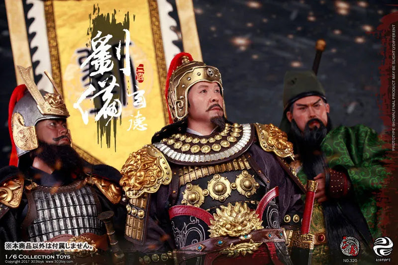 1/6 Sangokushi Series Banner Suite of Liu Bei Gentokuㅤ – 303TOYS – ActionFigureBrasil