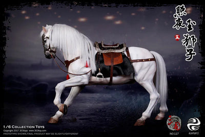 1/6 Sangokushi Series White Horse Jade Lionㅤ – 303TOYS – ActionFigureBrasil — ângulo diferente