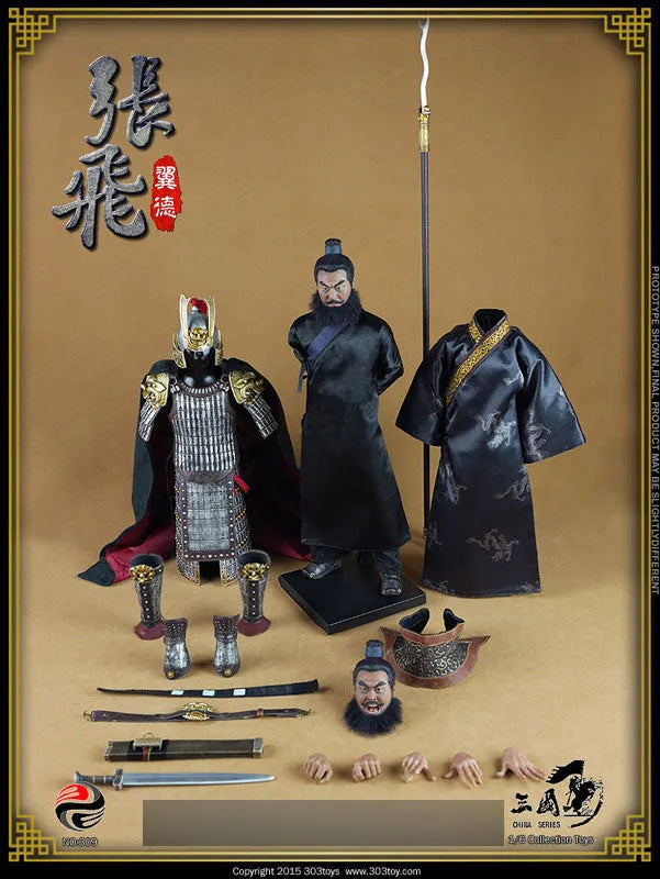1/6 Sangokushi Series - Zhang Feiㅤ – 303TOYS – ActionFigureBrasil