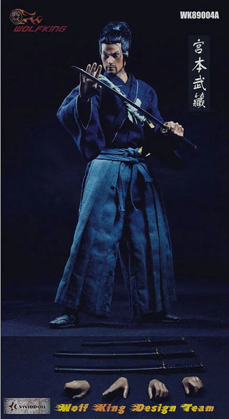 1/6 Scale Action Figure Miyamoto Musashi (WK89004A)ㅤ – Wolf King – ActionFigureBrasil — embalagem