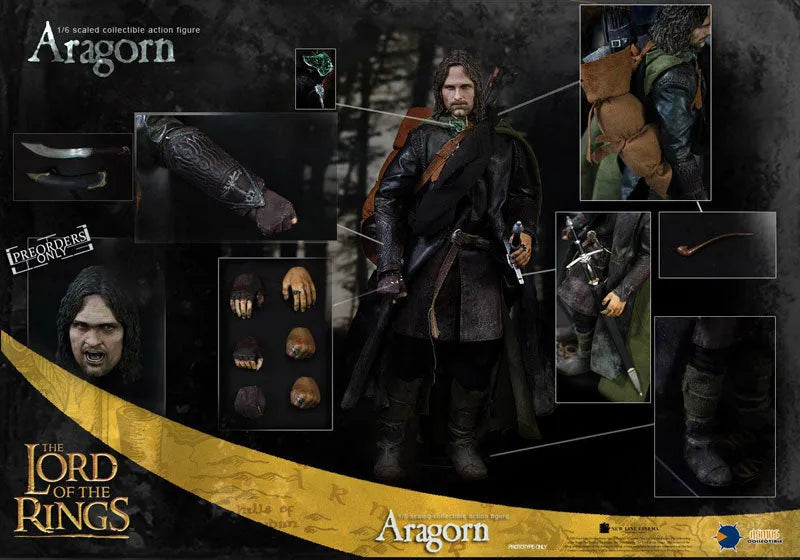 1/6 Scale Action Figure - The Lord of the Rings: Aragornㅤ – Asmus Toys – ActionFigureBrasil