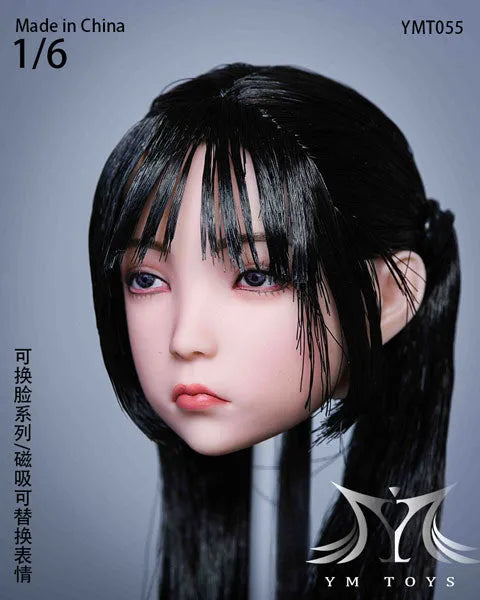 1/6 Sexy Beauty Head 55 w/Alternative Face Partㅤ – YM Toys – ActionFigureBrasil
