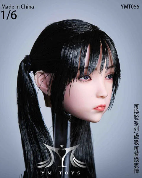 1/6 Sexy Beauty Head 55 w/Alternative Face Partㅤ – YM Toys – ActionFigureBrasil