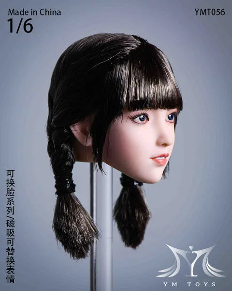 1/6 Sexy Beauty Head 56 w/Alternative Face Partㅤ – YM Toys – ActionFigureBrasil