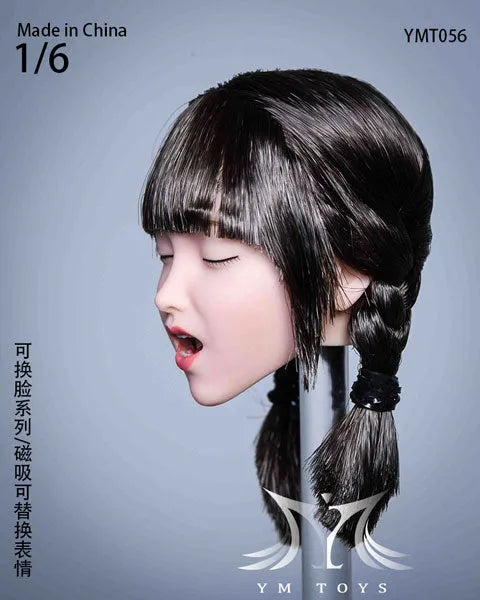 1/6 Sexy Beauty Head 56 w/Alternative Face Partㅤ – YM Toys – ActionFigureBrasil