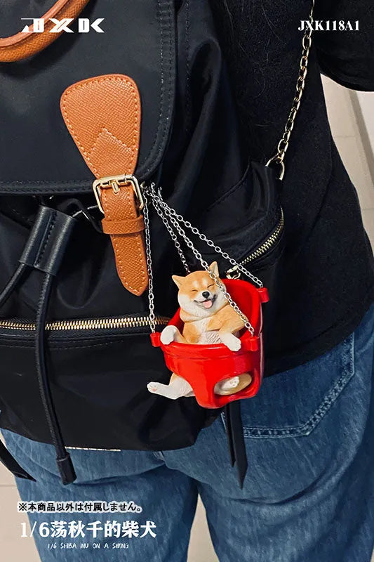 1/6 Shiba Inu Playing on a Swing A1ㅤ – JXK Studio – ActionFigureBrasil