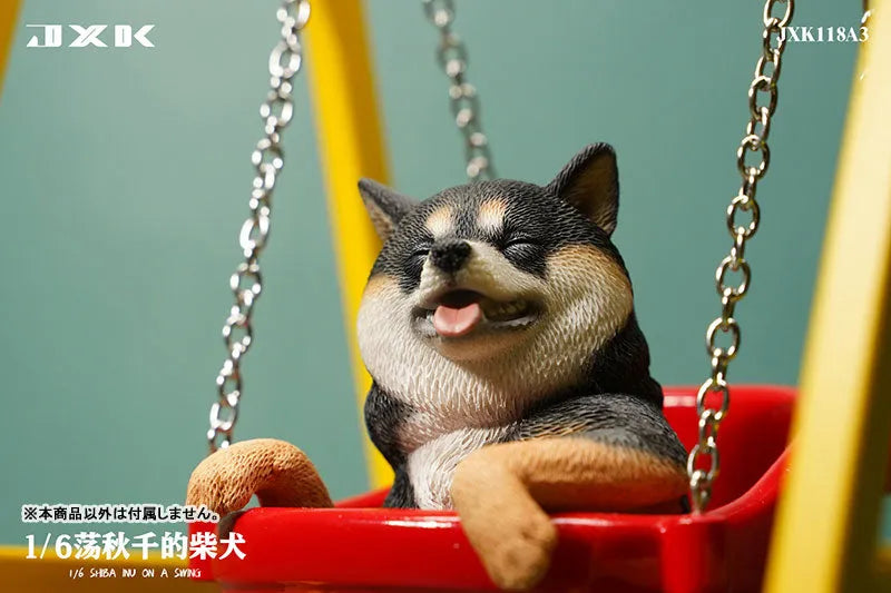 1/6 Shiba Inu Playing on a Swing A3ㅤ – JXK Studio – ActionFigureBrasil