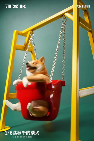 1/6 Shiba Inu Playing on a Swing B1ㅤ – JXK Studio – ActionFigureBrasil