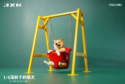 1/6 Shiba Inu Playing on a Swing B1ㅤ – JXK Studio – ActionFigureBrasil — detalhe do produto